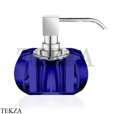 Decor Walther Kristall SSP Дозатор для мыла настольный 0924295, Capri blue-хром глянец