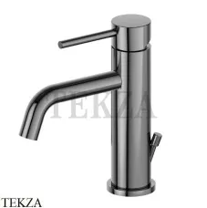 Newform XT Смеситель для раковины 125, с донным клапаном 4200.58.063, PVD Gun metal