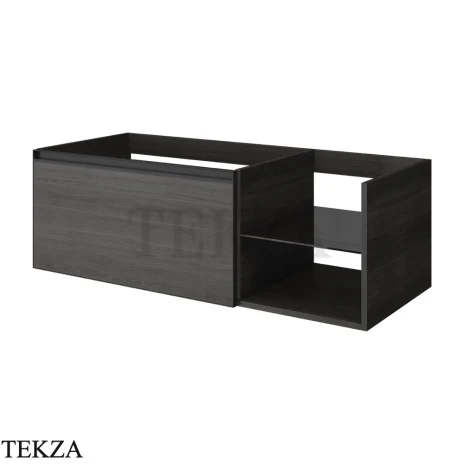 ARMADI ART QUATRO Тумба под раковину 120 см 790-M6-120-OA-A, OAK ANTHRACITE (дуб антрацит), профиль ANTHRACITE (антрацит)