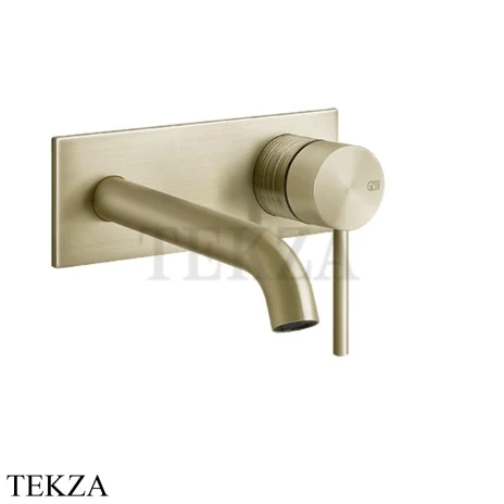 Gessi 316 TRAME Смеситель для раковины, внешняя часть, 11-14 см 54388-727, Brushed Brass PVD
