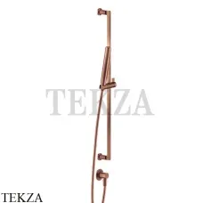 Gessi INCISO SHOWER Душевой гарнитур-штанга с выводом воды 58142-708, Copper Brushed