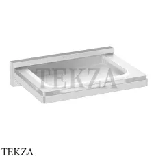 Colombo Look Стеклянная мыльница с настенным держателем, B1601.BM белый матовый