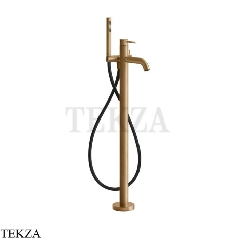 Gessi 316 BATH Смеситель для ванны, внешняя часть 54028-726, Warm Steel Brushed PVD