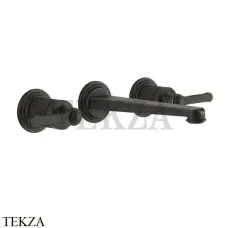 Gessi VENTI20 Смеситель для раковины на 3 отв. средний, внешняя часть 65091-187, Aged Bronze