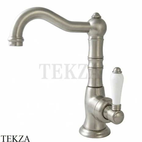 Nicolazzi Cinquanta Смеситель для раковины без гарнитура P.Mont Blanc, 3458TCNS76C, Satin nickel