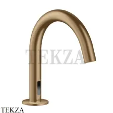 Axor Uno Смеситель для раковины электронный, от сети 230V 38010140, Brushed Bronze