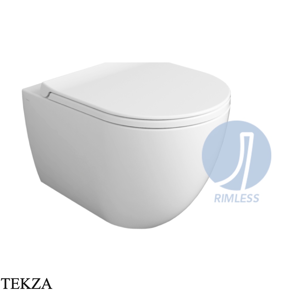 Simas Vignoni унитаз подвесной компактный XS безободковый Rimless VI28bi, белый глянец