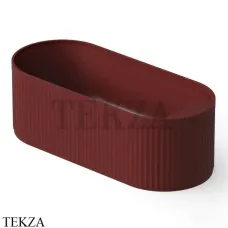 Dea Design Stripes Ванна отдельностоящая овальная 171x72 Solid Surface DD8801 1710 17, Red Wine №17