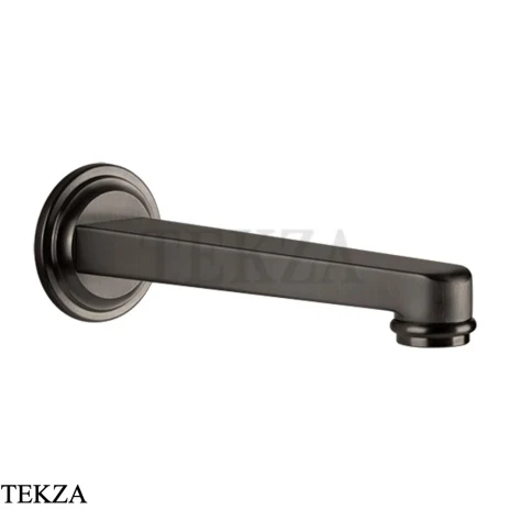 Gessi VENTI20 Излив настенный для ванны 65103-707, Black Metal Brushed PVD