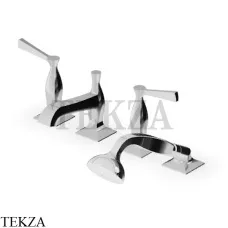 Zucchetti Bellagio Смеситель для ванны с гарнитуром ZB2441, хром глянец