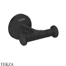 Axor Universal Circular Крючок для халата и полотенец двойной 42812670, черный матовый