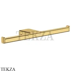 Hansgrohe AddStoris Двойной держатель туалетной бумаги 41748990, золото глянец