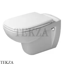 Duravit D-Code Унитаз подвесной 25350900002, сиденье микролифт SoftClose, белый глянец