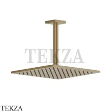 Gessi RILIEVO Потолочная душевая лейка с кронштейном 59155-726, Warm Bronze Br