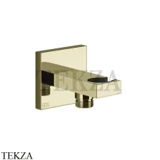 Gessi Rettangolo shower Вывод воды с держателем 20161-710, Brass PVD