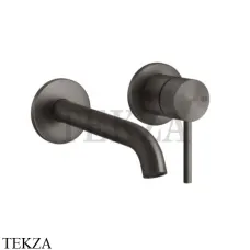 Gessi 316 FLESSA Смеситель для раковины, внешняя часть, 11-14 см 54083-707, Black Metal Brushed