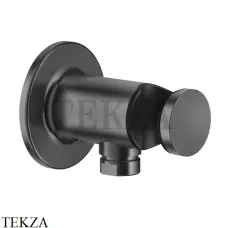 Gessi INCISO SHOWER Держатель для душа с выводом для шланга 58161-706, Black Metal