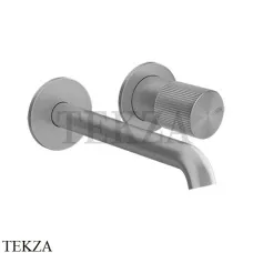 Gessi Habito RIGATO Смеситель для раковины, внешняя часть 70588-149, Finox Brushed Nickel
