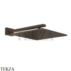 Gessi Rettangolo shower Верхний душ с кронштейном 15185-845, Dark Bronze Gessi Rettangolo shower Верхний душ с кронштейном 15185-845, Dark Bronze