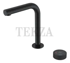 Boheme Tech  Смеситель для раковины автоматический на 2 отв. TECH 158-B BLACK Черный матовый
