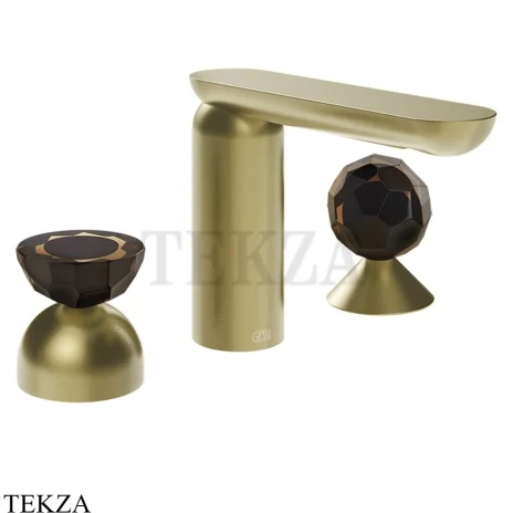 Gessi Perle Смеситель для раковины на 3 отв., без гарнитура 74828-727, шампань Brushed