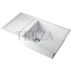 Omoikiri Sumi 86 Кухонная мойка Tetogranit прямоугольная с крылом 4993649 белый