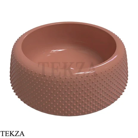 Flaminia Falala раковина накладная 46×46×15,5 см, терракотовый Terracotta глянец