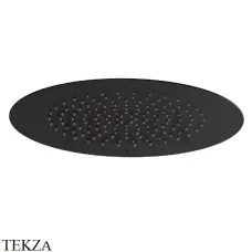 Newform Душевая лейка круглая стальная с дождевой струей 682.01.093, Matt black