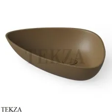 Dea Design Washbasins Раковина настольная 58,5х39 Solid Surface DD9086 585 1, Dark Camel №1 Dea Design Washbasins Раковина настольная 58,5х39 Solid Surface DD9086 585 1, Dark Camel №1
