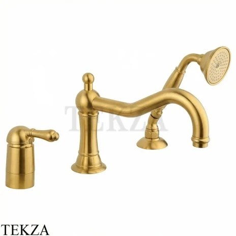 Nicolazzi Cinquanta Смеситель на борт ванны El Capitan, 3449SG75, Satin Gold