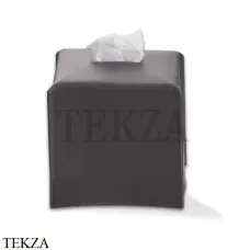 Decor Walther NAPPA KBQ Коробка для салфеток 0938193 натуральная кожа, Дымчато-серый