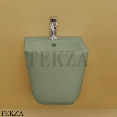 Kerasan Tribeca Биде подвесное, 1 отверстие под смеситель 512511, Verde muschio