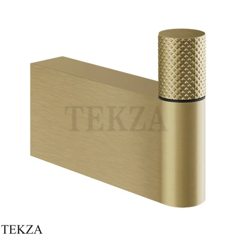 Gessi Habito DIAMANTATO Крючок одинарный для полотенца 70623-727, Brushed Brass PVD