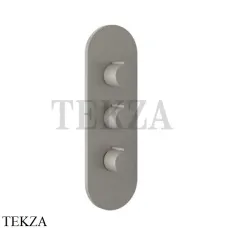 Gessi Ingranaggio-Anello Термостат для душа, 2 потока, внешняя часть 43064-147, Chrome Brushed