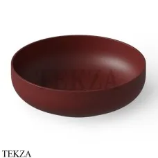 Dea Design Washbasins Раковина настольная D40 см Solid Surface DD9101 400 17, ed Wine №17