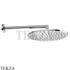 Bossini COSMO Верхняя круглая лейка 280 с кронштейном 35 см H70596H.030, хром глянец