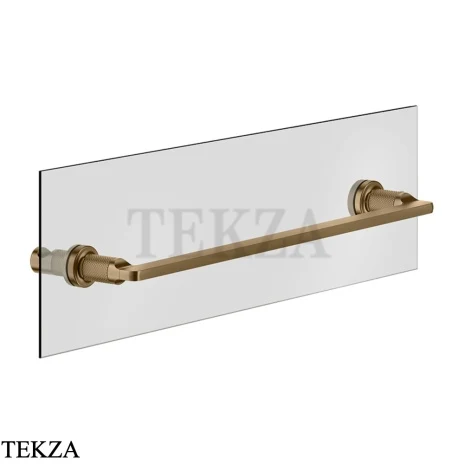 Gessi INCISO accessories Полотенцедержатель для крепления на стекло, 45 см 58615-791, Deep Bronze Br. PVD
