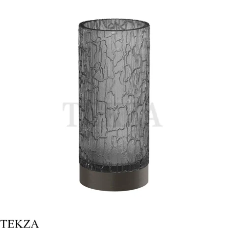 Gessi Incastri Стакан настольный, Light smoke 75431-707, black хром Brush