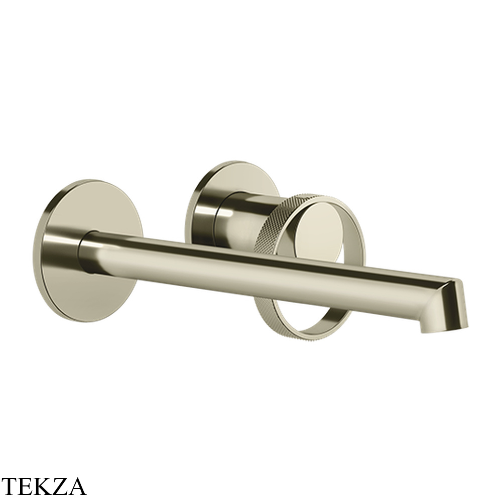 Gessi ANELLO Смеситель для раковины, с длинным изливом, внешняя часть 63383-720, Nickel PVD