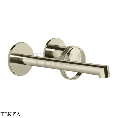Gessi ANELLO Смеситель для раковины, с длинным изливом, внешняя часть 63383-720, Nickel PVD
