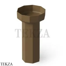 Dea Design Pedestal Basin Раковина напольная Solid Surface DD2025 480 1, Dark Camel №1