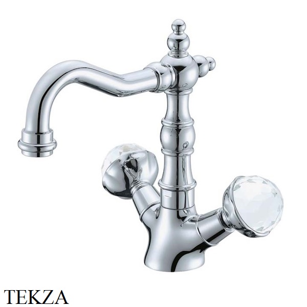 Boheme Brilante Presente Смеситель для раковины высокий, без гарнитура 352, Хром глянец