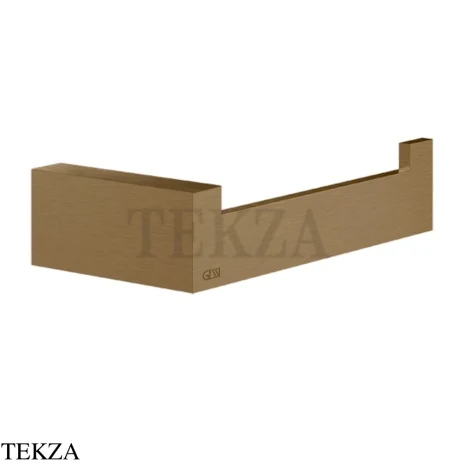 Gessi Rettangolo Держатель туалетной бумаги без крышки 20855-791, Deep Bronze Brushed PVD