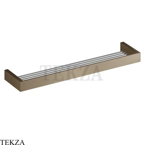 Gessi Rettangolo Решетка-полка в душевую зону 60 см 20949-761, Coffee Bronze Brushed PVD