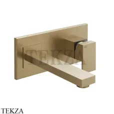 Gessi Rettangolo Смеситель для раковины средний, внешняя часть 44836-726, Warm Bronze Br.