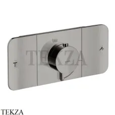 Axor ONE Термостат для душа 2 потока, внешняя часть 45712330, Polished Black Chrome