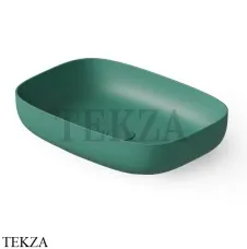 Dea Design Washbasins Раковина настольная 55х38 Solid Surface DD9094 550 10, Green №10
