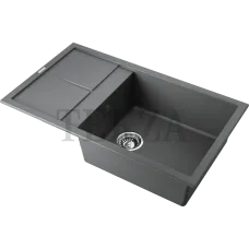 Omoikiri Sumi 86 Кухонная мойка Tetogranit прямоугольная с крылом 4993651 платина