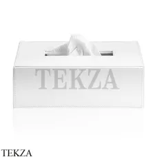 Decor Walther BROWNIE KB 40 Диспенсер для салфеток 0839950, белый матовый, эко-кожа