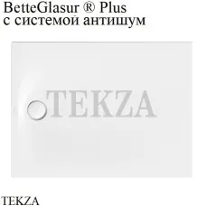 BETTE BetteUltra Space Душевой поддон 150х80 из стали 4045-000 PLUS антишум, BetteGlasur ® Plus, белый глянец